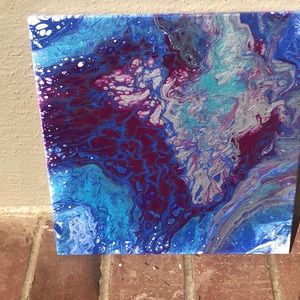 Original acrylic pour painting